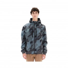 Emerson Ripped Hooded Ανδρικο Μπουφάν Πολυχρωμο