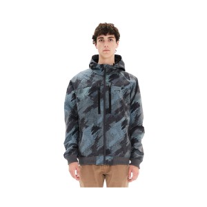 Emerson Ripped Hooded Ανδρικο Μπουφάν Πολυχρωμο