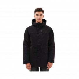 Emerson Parka Hooded Ανδρικο Μπουφαν Μαυρο