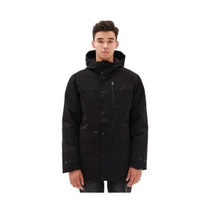 Emerson Parka Hooded Ανδρικο Μπουφαν Μαυρο