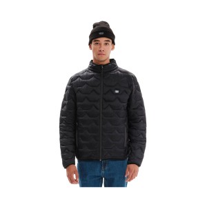 Emerson Puffer Crew Neck Ανδρικο Μπουφαν Μαυρο