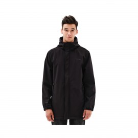 Emerson Bonded Hooded Parka Ανδρικο Μπουφαν Μαυρο