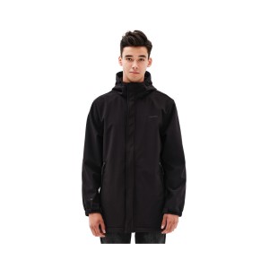 Emerson Bonded Hooded Parka Ανδρικο Μπουφαν Μαυρο