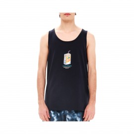 Emerson 100 % Natural Juice Tank Ανδρικη Αμανικη Μπλουζα Μαυρη