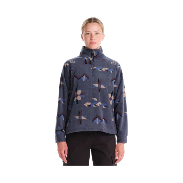 Emerson Full Zip Fleece AOP Print Γυναικεια Μπλουζα Μπλε