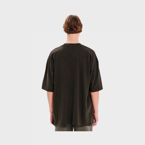 Emerson Classic Oversized Heavy Jersey Ανδρικη Μπλουζα Σκουρη Πρασινη