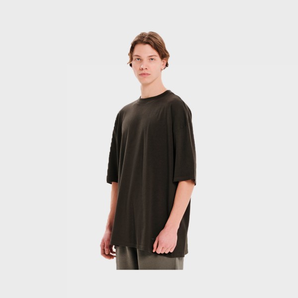 Emerson Classic Oversized Heavy Jersey Ανδρικη Μπλουζα Σκουρη Πρασινη