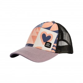 Emerson Printed Demi Curved Trucker Unisex Καπελο Πολυχρωμο