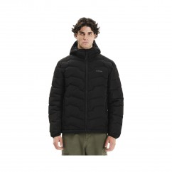 Emerson Puffer Hooded Soffelate Ανδρικο Μπουφαν Μαυρο