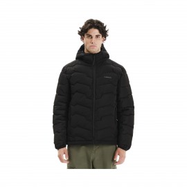 Emerson Puffer Hooded Soffelate Ανδρικο Μπουφαν Μαυρο