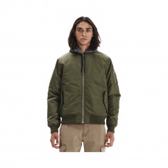 Emerson Flight Detachable Hood Ανδρικο Μπουφαν Πρασινο