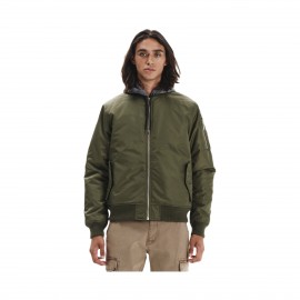 Emerson Flight Detachable Hood Ανδρικο Μπουφαν Πρασινο