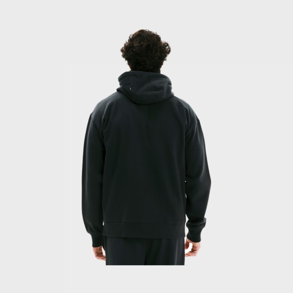 Emerson Hooded Full Zip Fleece Logo Ανδρικη Ζακετα Πρασινη