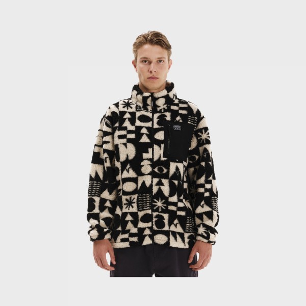 Emerson Full Zip Sherpa AOP M