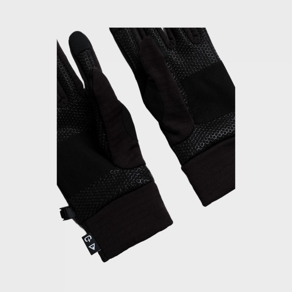 Emerson Fleece Light Unisex Γαντια Μαυρα
