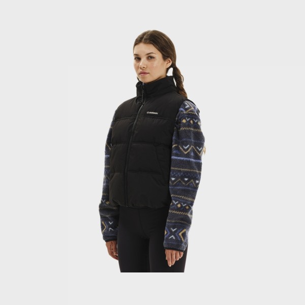 Emerson Puffer Long Neck Γυναικειο Αμανικο Μπουφαν Μαυρο