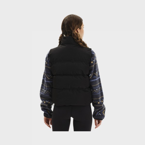 Emerson Puffer Long Neck Γυναικειο Αμανικο Μπουφαν Μαυρο