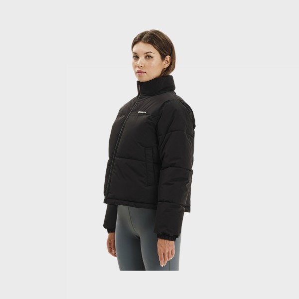 Emerson Puffer Classic Neck Γυναικειο Μπουφαν Μαυρο