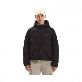 Emerson Puffer Classic Hooded Γυναικειο Μπουφαν Μαυρο