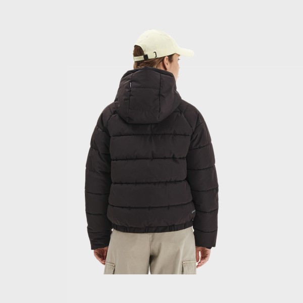 Emerson Puffer Classic Hooded Γυναικειο Μπουφαν Μαυρο