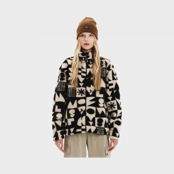 Emerson Full Zip Sherpa AOP W