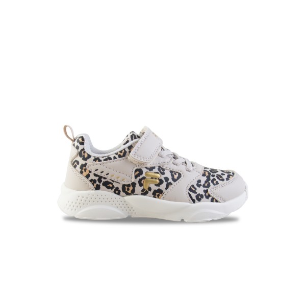 Fila Memory SugarBush 3 V Foam Velcro Leopard Παιδικο Παπουτσι Μπεζ