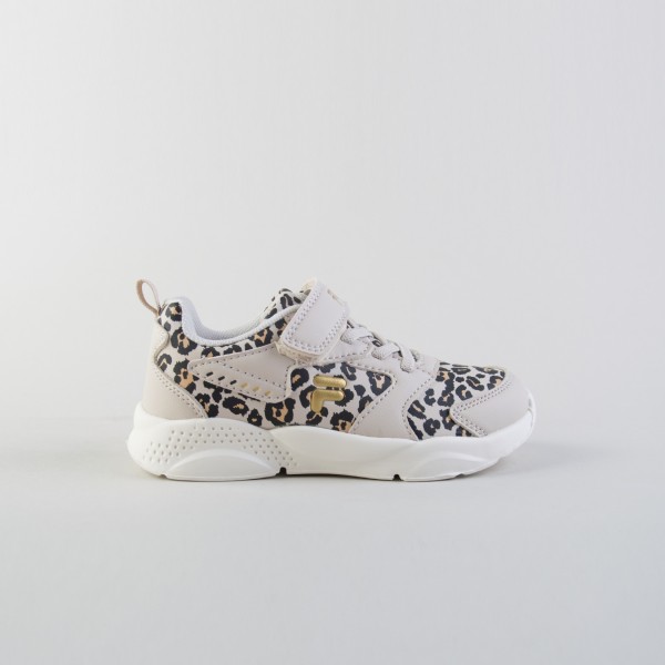 Fila Memory SugarBush 3 V Foam Velcro Leopard Παιδικο Παπουτσι Μπεζ