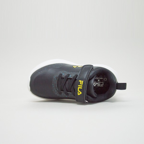 Fila Memory Fast 6 V Nanobionic Παιδικο Παπουτσι Μαυρο