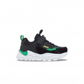 Fila Memory Sunstone 2 EveryDay Sneakers Παιδικο Παπουτσι Μαυρο - Πρασινο