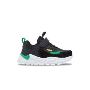 Fila Memory Sunstone 2 EveryDay Sneakers Παιδικο Παπουτσι Μαυρο - Πρασινο