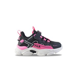 Fila Memory Spinel 3 V Παιδικο Παπουτσι Μαυρο - Ροζ