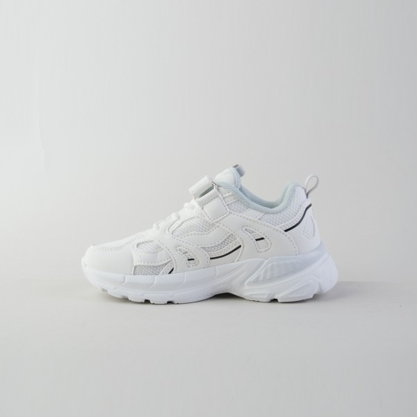 Fila Lifestyle Memory Hoppie Silver Παιδικο Παπουτσι Λευκο