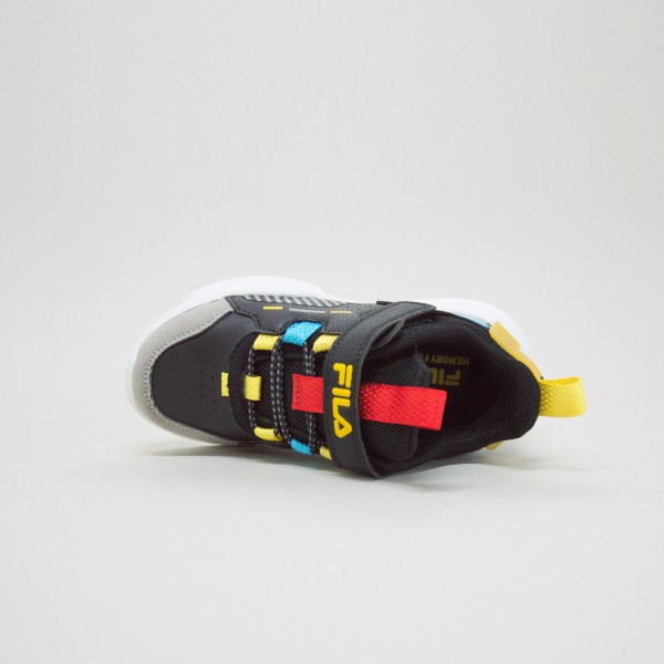Fila Memory Dash 2 V Παιδικο Παπουτσι Μαυρο - Πολυχρωμο