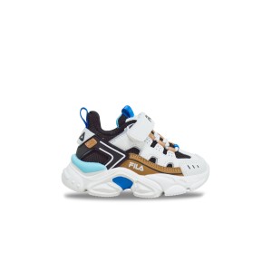 Fila Memory Spinel 3 Foam Βρεφικο Παπουτσι Λευκο - Πολυχρωμο