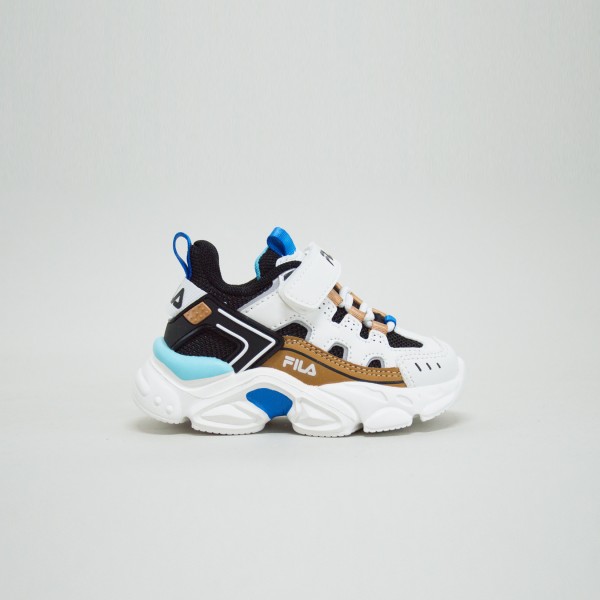 Fila Memory Spinel 3 Foam Βρεφικο Παπουτσι Λευκο - Πολυχρωμο