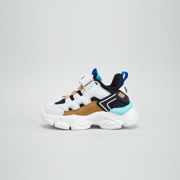 Fila Memory Spinel 3 Foam Βρεφικο Παπουτσι Λευκο - Πολυχρωμο