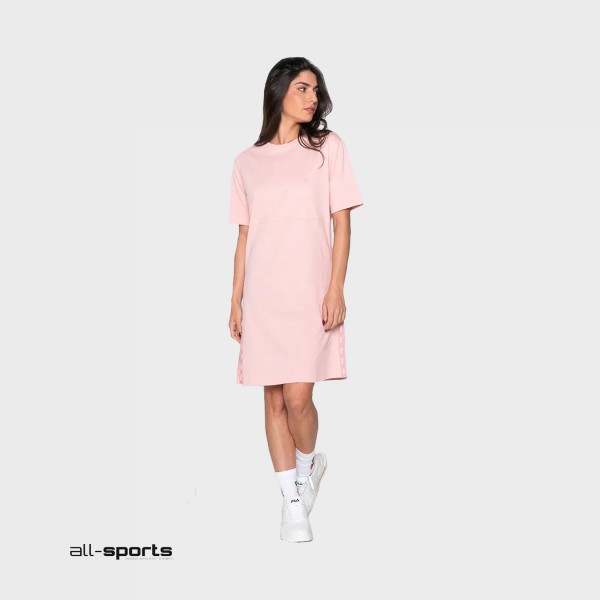 Fila Florence Short Γυναικειο Φορεμα Ροζ