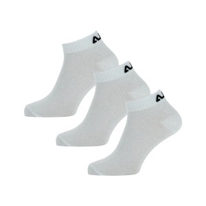 Fila Invisible Plain Nos 3 Ζευγη Unisex Καλτσες Λευκες