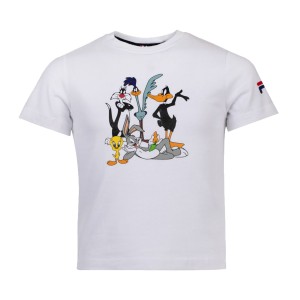 Fila Landscheid WB Παιδικη Μπλουζα Λευκη