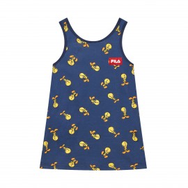 Fila Lankau WB Tweety Παιδικο Φορεμα Μπλε 