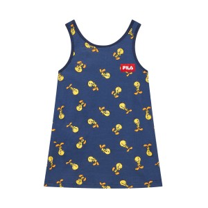 Fila Lankau WB Tweety Παιδικο Φορεμα Μπλε 