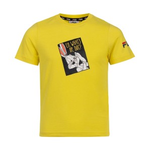 Fila Lawalde WB Bugs Bunny Παιδικη Μπλουζα Κιτρινη