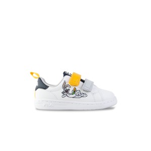 Fila WB Crosscourt 2 NT Low Βρεφικο Παπουτσι Λευκο - Μπλε