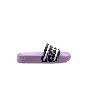 Fila Morro Bay Logo Print Παιδικες Παντόφλες Λιλα