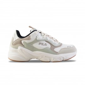 Fila Collene CB Chunky Sneakers Γυναικειο Παπουτσι Μπεζ - Λευκο