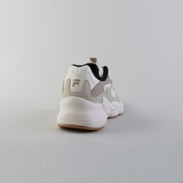 Fila Collene CB Chunky Sneakers Γυναικειο Παπουτσι Μπεζ - Λευκο