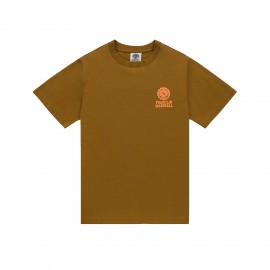 Franklin & Marshall Piece Dyed Chest Logo Ανδρικη Μπλουζα Καφε