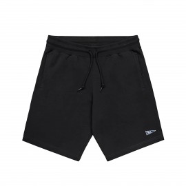 Franklin and Marshall Diagonal Fleece Ανδρικη Βερμουδα Μαυρη