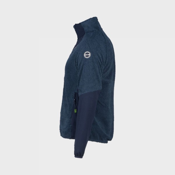 GTS Waffle Highloft Neck Fleece Ανδρικη Ζακετα Μπλε Σκουρο