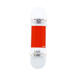 Globe Go Block Serif Complete 8 Inches Skateboard Λευκο